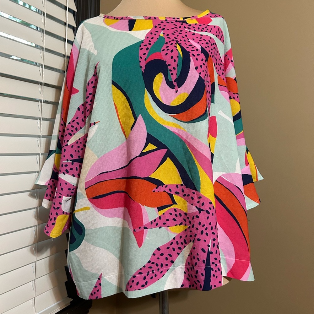 Colorful Abstract Women's Tunic Top